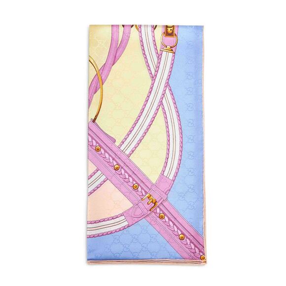 Gucci Women Printed Silk Jacquard Carré